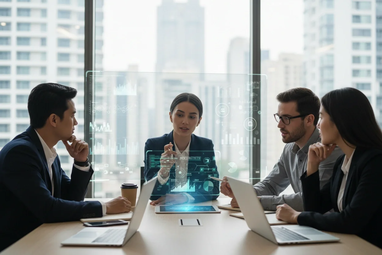 Professional image illustrating Top AI Tools and Platforms for Entrepreneurs
