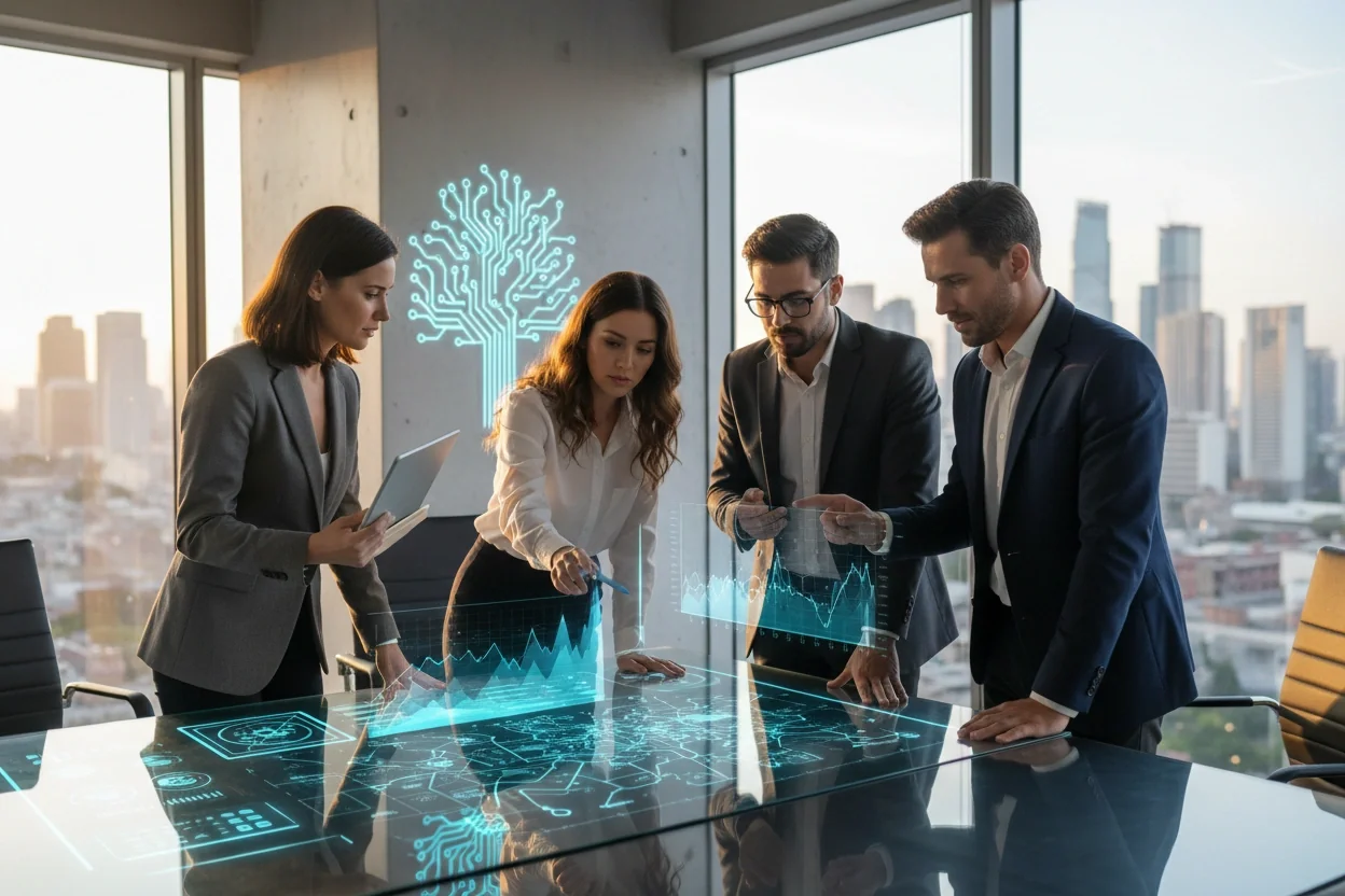 Professional image illustrating Effective AI Growth Strategies for Entrepreneurs