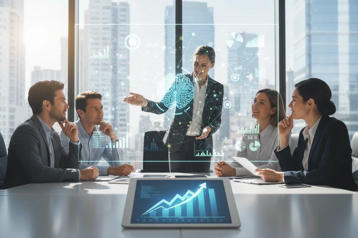 Professional image illustrating Understanding AI for Business Growth