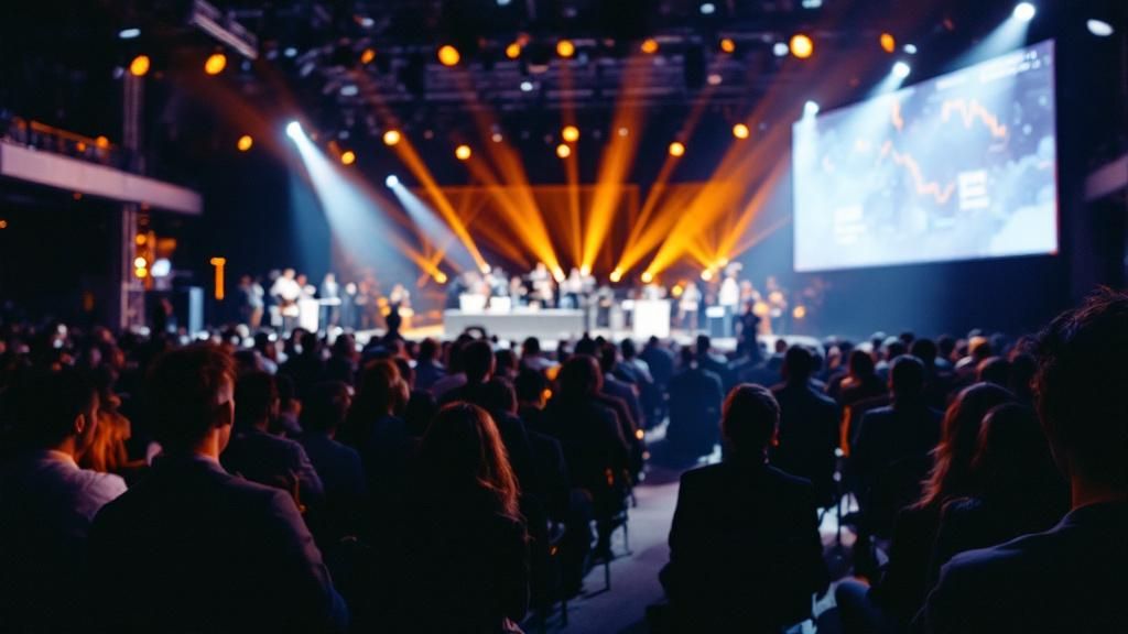 A summary image showing the impact of media and marketing on the success of blockchain events.